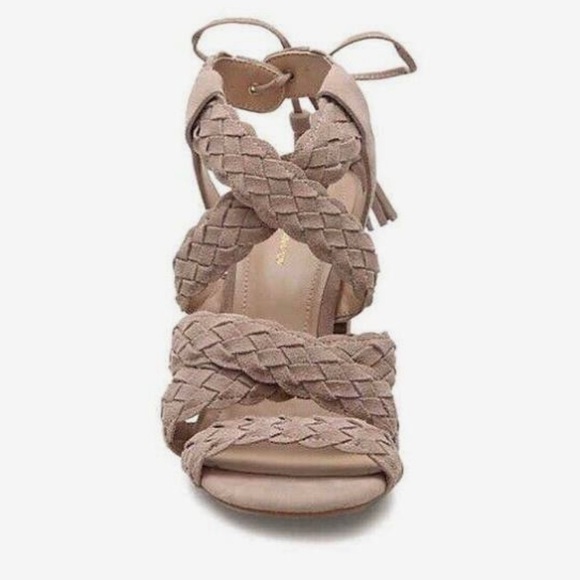 Bcbgeneration Taupe Braided Strappy High Heel - Picture 1 of 5